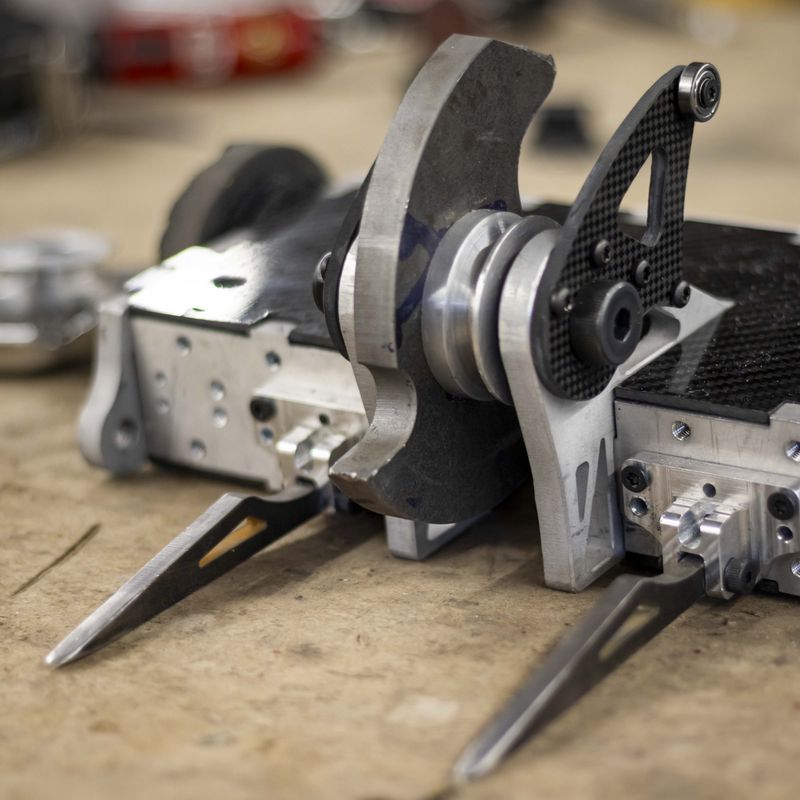 A UCCR robot on the workbench